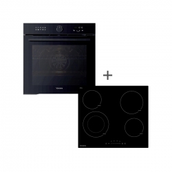 COMBO VONDOM HORNO EMPOTRABLE 60CM + ANAFE VITRO 60CM COMBOCOCCIONELEC