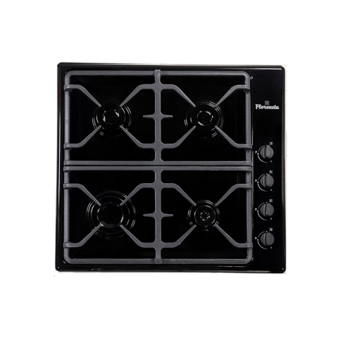ANAFE FLORENCIA 60CM 4H ENLOZADO REJILLAS FUNDICION FLOR 6747N